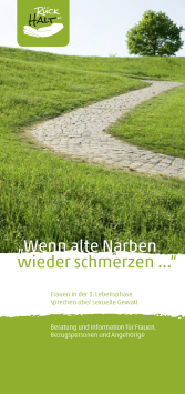 Faltblatt RückHalt Narben